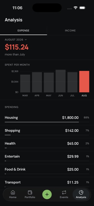 Wise Man's spending analysis
